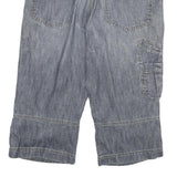 PIONEER Mens Blue Casual Denim Shorts XL W34 Cotton Blend Pocketed Relaxed Fit