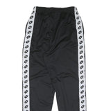 LOTTO Mens Joggers Black & White M W28 L29 Sport Logo Track Pants Athletic