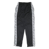 LOTTO Mens Joggers Black & White M W28 L29 Sport Logo Track Pants Athletic