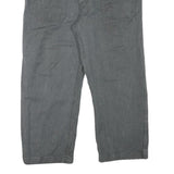 FISCHER PECHEUR Mens Cotton Blend Grey Relaxed Trousers W38 L26 Button Closure