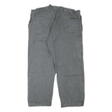 FISCHER PECHEUR Mens Cotton Blend Grey Relaxed Trousers W38 L26 Button Closure