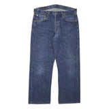 LEVI'S 501 Mens Jeans Blue Regular Straight Denim Medium W32 L26 Classic Fit