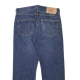 LEVI'S 501 Mens Jeans Blue Regular Straight Denim Medium W32 L26 Classic Fit
