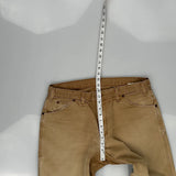 Dickies Carpenter Trousers - 35W 29L Brown Cotton