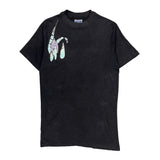 Hanes Single Stitch T-Shirt - Medium Multicoloured Cotton Blend