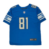 Detroit Lions Nike Nfl Football Jersey - Small Blue Polyester