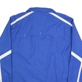 ADIDAS Mens Blue Jacket XL Polyester Plain Sports Full Zip Lightweight