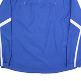 ADIDAS Mens Blue Jacket XL Polyester Plain Sports Full Zip Lightweight