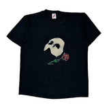 Single Stitch The Phantom Of The Opera Jerzees Band T-Shirt - XL Black Cotton