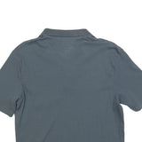 PUMA Womens Grey Short Sleeve Plain Polo Shirt S Cotton Blend Casual Crop Top