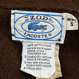 Lacoste Sweater - Small Brown Cotton