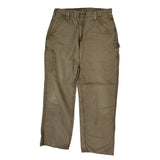 Carhartt Carpenter Trousers - 32W 32L Brown Cotton