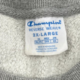 Reverse Weave Champion Sweatshirt - 2XL Gray Cotton