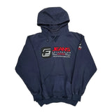 Fubu Spellout Hoodie - Large Navy Cotton