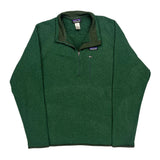 Patagonia Fleece 1/4 Zip - XL Green Polyester
