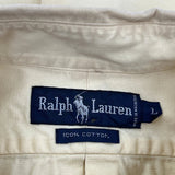 Ralph Lauren Shirt - Large Yellow Cotton