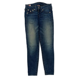 True Religion Skinny Jeans - 26W UK 6 Blue Cotton