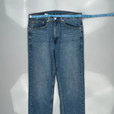 505 Levis Jeans - 32W 30L Blue Denim