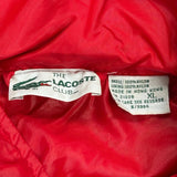 Lacoste Windbreaker - XL Red Nylon