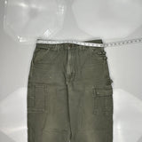 Carhartt Cargo Carpenter Pants - 36W 31L Green Cotton
