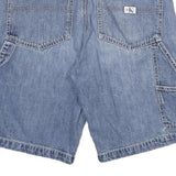 CALVIN KLEIN JEANS Mens Blue Denim Casual Shorts M W28 Classic Fit Cotton Blend