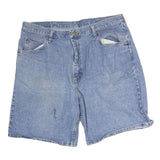 WRANGLER Mens Denim Blue Shorts XL W34 Classic Cotton Casual Pockets