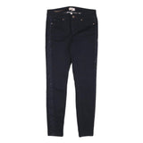 TED BAKER Womens Jeans Black Slim Skinny Denim W28 L27 Embellished Side Stripes