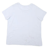 LEVI'S Womens White Cotton Blend Graphic T-Shirt XL Short Sleeve Crew Neck