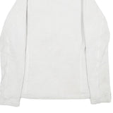 THE NORTH FACE Womens White Jacket M Polyester Zip Outdoor Activewear
