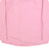 TOMMY HILFIGER Mens Pink Shirt M Cotton Blend Classic Fit Long Sleeve Button