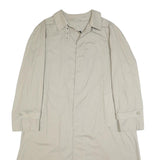 HERNO Mens Beige Cotton Classic Button Jacket XL Plain Lightweight Formal