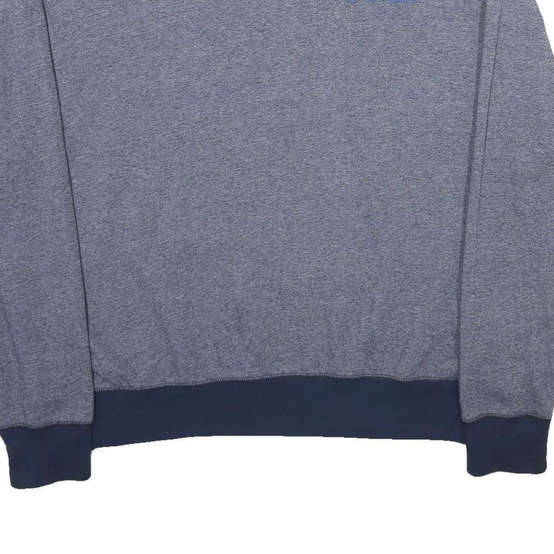 CHAMPION Mens Blue Crew Neck XL Cotton Blend Sweatshirt Pullover Casual