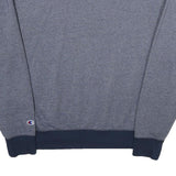 CHAMPION Mens Blue Crew Neck XL Cotton Blend Sweatshirt Pullover Casual