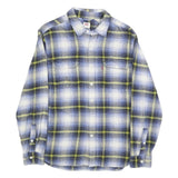 LEVI'S Mens Blue & Yellow Check Shirt S Casual Cotton Long Sleeve Button
