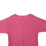 MONSOON Womens Pink Basic Oversized Short Sleeve Crew Neck Top M Summer