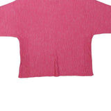 MONSOON Womens Pink Basic Oversized Short Sleeve Crew Neck Top M Summer