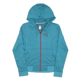 PATAGONIA Womens Blue Zip Hooded Casual Jacket M Polyester Blend Outdoor