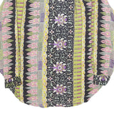 DARA GROFF Mens Black & Purple Patterned Shirt L Cotton Blend Casual Stylish