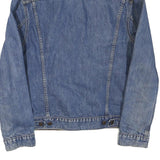 LEVI'S Mens Blue Denim Jacket L Cotton Blend Classic Button Closure Trucker