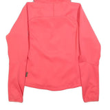 JACK WOLFSKIN Womens Coral Pink Outdoor Jacket M Polyester Blend Hooded Zip