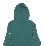 NIKE Womens Teal Hoodie S Cotton Blend Pullover Sweatshirt Nike Swoosh Logo