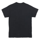 POETIC JUSTICE Mens Black Graphic T-Shirt M Short Sleeve Crew Neck Streetwear