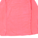 COLUMBIA Womens Pink Jacket L Polyester Blend Fleece Zip Outdoor Casual Warm