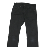 LEVI'S 513 Mens Black Slim Skinny Denim W29 L28 Zip Cotton Blend Slim Fit Jeans