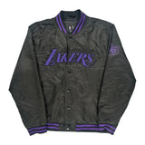 Los Angeles Lakers Nba Varsity Jacket - Medium Black Polyester