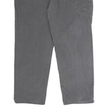 CARHARTT Mens Cotton Blend Relaxed Fit Grey Workwear Trousers W42 L30 Zip Pocket