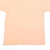 LACOSTE Womens Peach Short Sleeve Plain Polo Shirt M Classic Cotton Blend