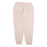 NIKE Womens Joggers Beige Slim Tapered M W28 L28 Cotton Blend Sweatpants