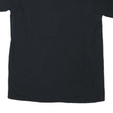 CALVIN KLEIN Mens Black V-Neck T-Shirt M Cotton Blend Classic Casual