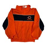 Age 6-7 Nfl Bears Windbreaker - Small Orange Polyester